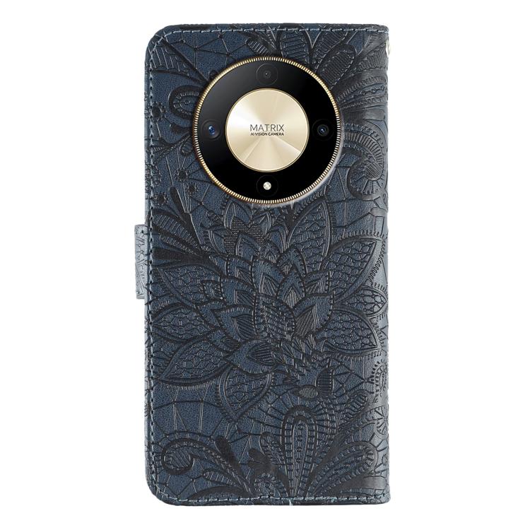 For Honor Magic6 Lite / X50 / X9b Lace Flower Embossing Flip Leather Phone Case