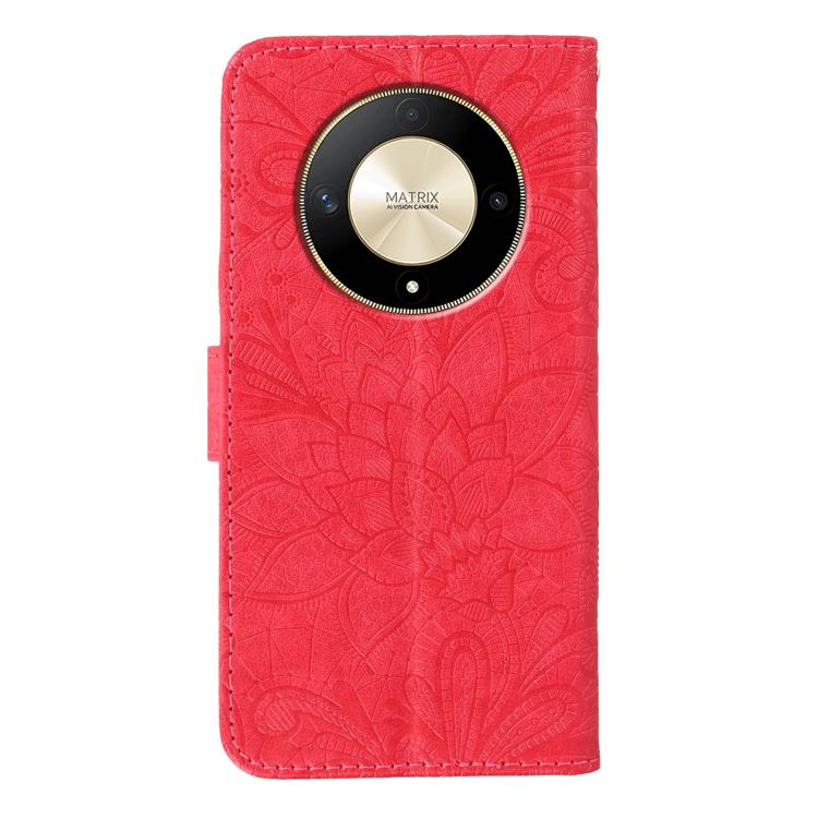 For Honor Magic6 Lite / X50 / X9b Lace Flower Embossing Flip Leather Phone Case