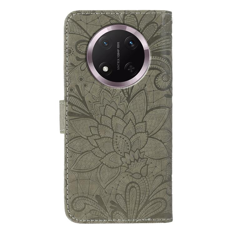 For Honor Magic7 Lite / X9c Lace Flower Embossing Flip Leather Phone Case