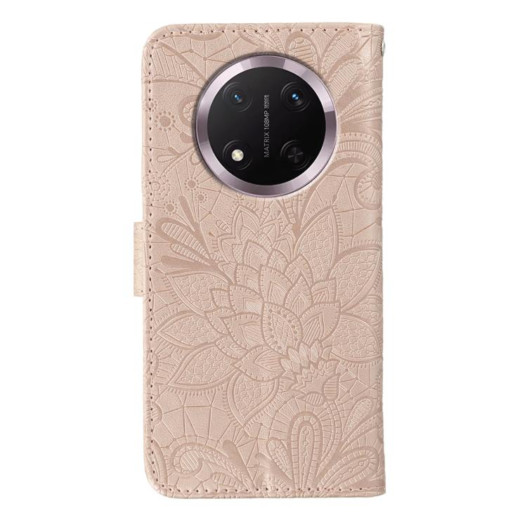 For Honor Magic7 Lite / X9c Lace Flower Embossing Flip Leather Phone Case