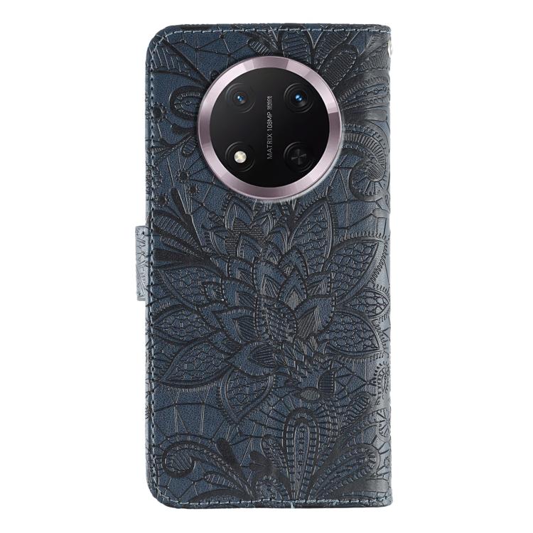 For Honor Magic7 Lite / X9c Lace Flower Embossing Flip Leather Phone Case
