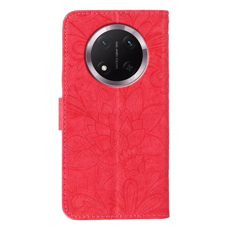 For Honor Magic7 Lite / X9c Lace Flower Embossing Flip Leather Phone Case