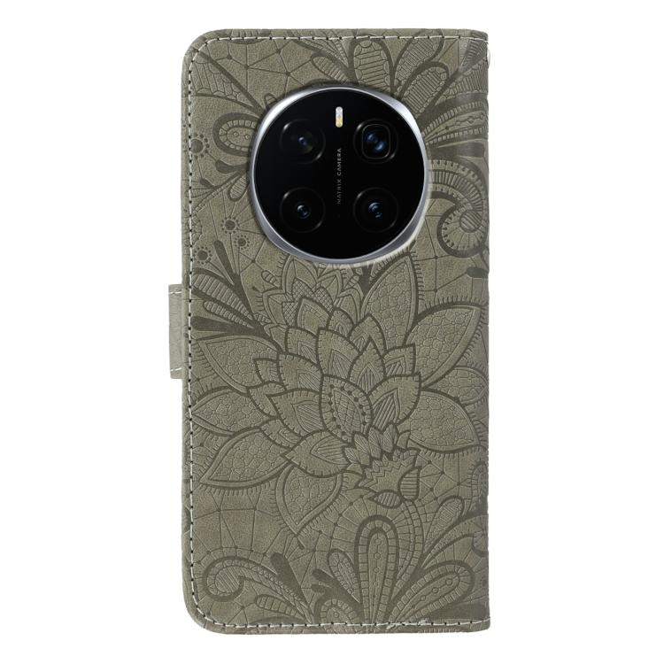 For Honor Magic7 Pro Lace Flower Embossing Flip Leather Phone Case