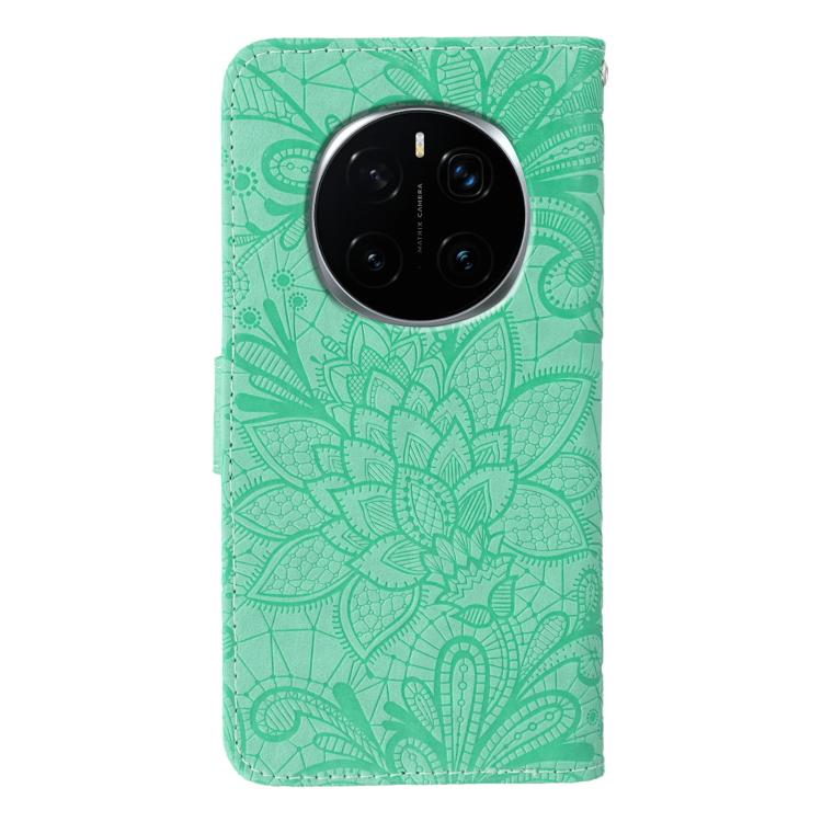 For Honor Magic7 Pro Lace Flower Embossing Flip Leather Phone Case