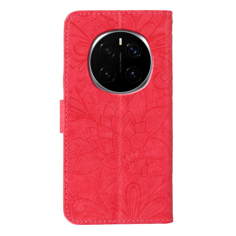 For Honor Magic7 Pro Lace Flower Embossing Flip Leather Phone Case