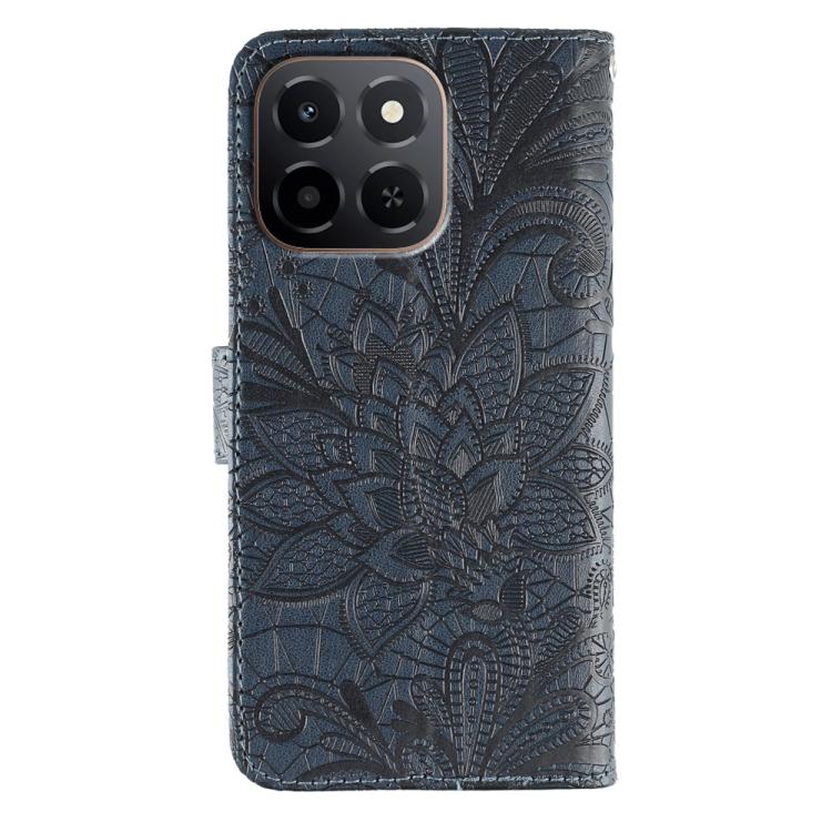 For Honor X6c 4G Lace Flower Embossing Flip Leather Phone Case