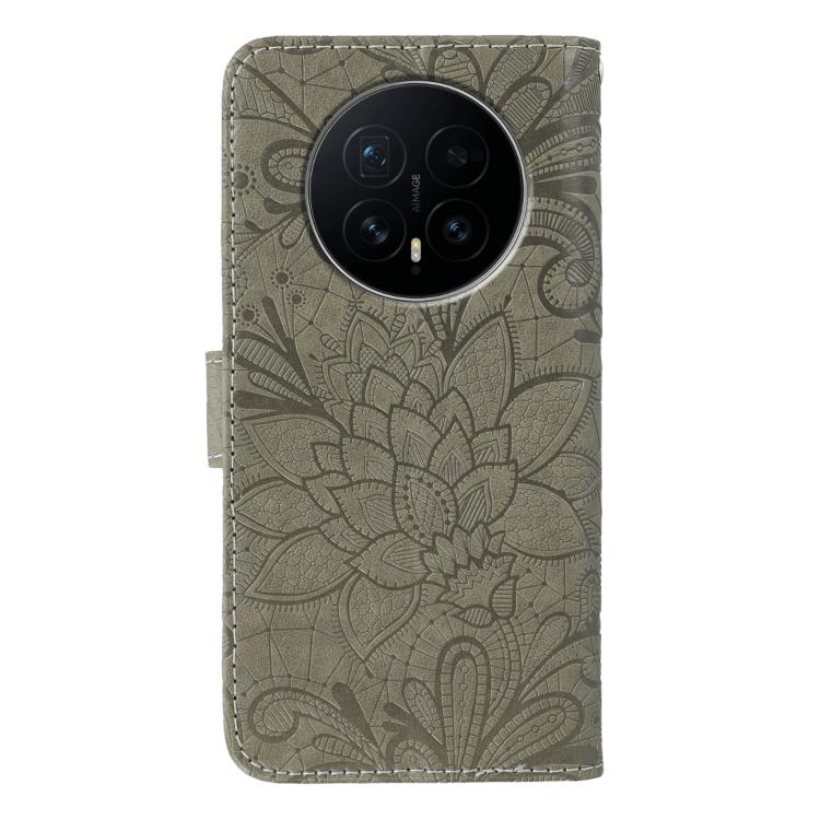 For Honor Magic8 Lace Flower Embossing Flip Leather Phone Case