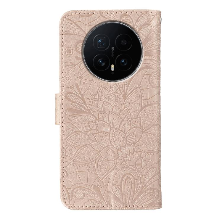 For Honor Magic8 Lace Flower Embossing Flip Leather Phone Case