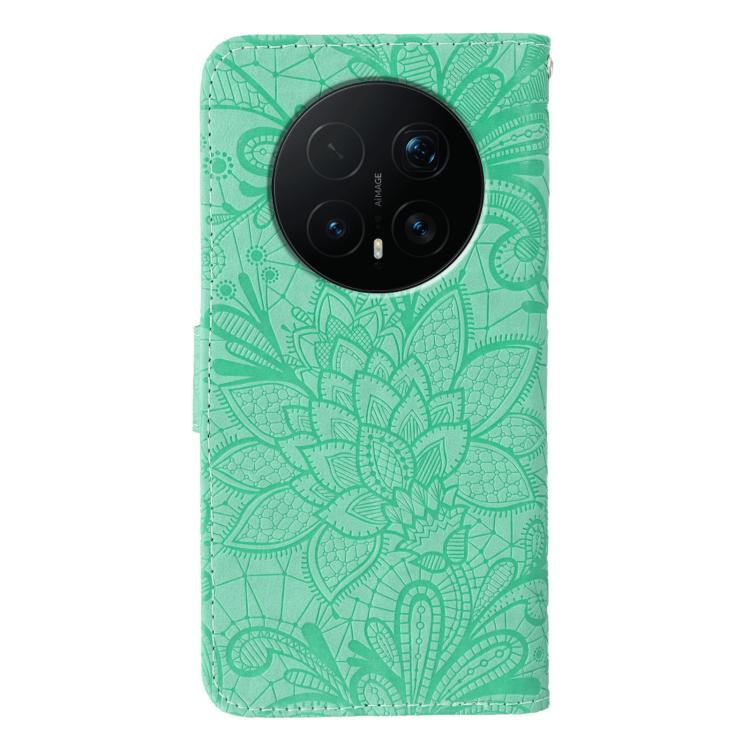 For Honor Magic8 Pro Lace Flower Embossing Flip Leather Phone Case
