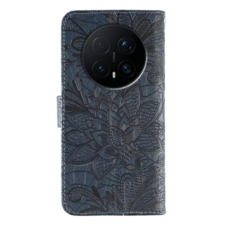 For Honor Magic8 Pro Lace Flower Embossing Flip Leather Phone Case