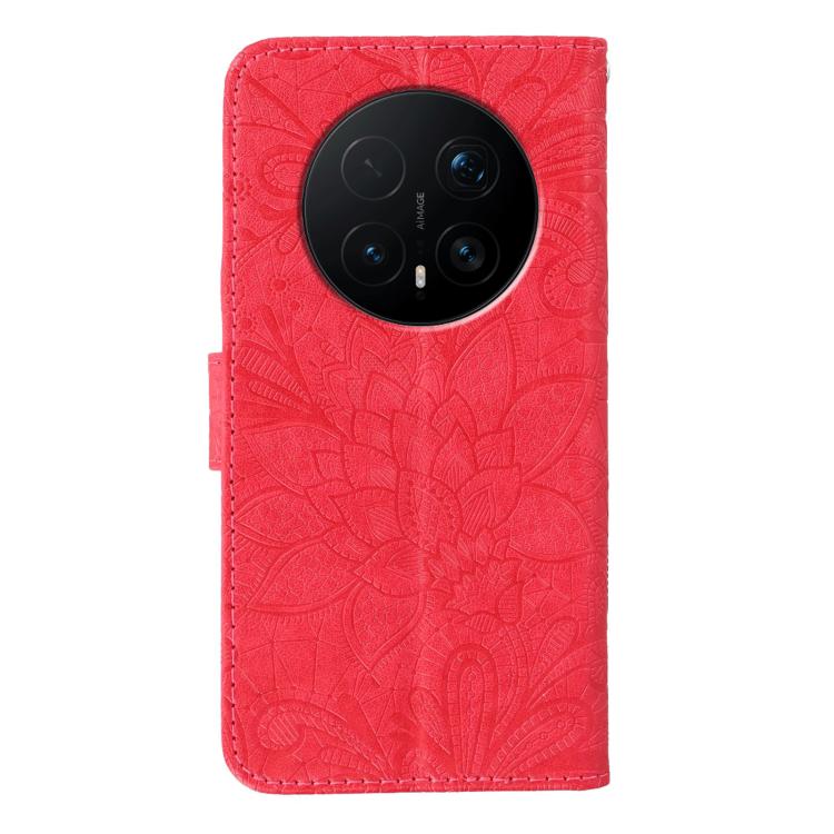 For Honor Magic8 Pro Lace Flower Embossing Flip Leather Phone Case