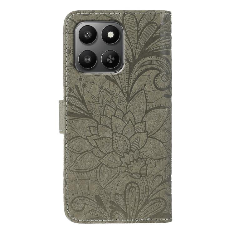 For Honor X7d 5G Lace Flower Embossing Flip Leather Phone Case