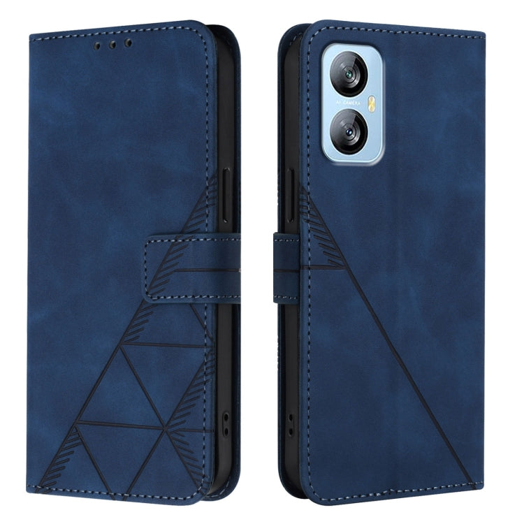 For Blackview A52 Crossbody 3D Embossed Flip Leather Phone Case