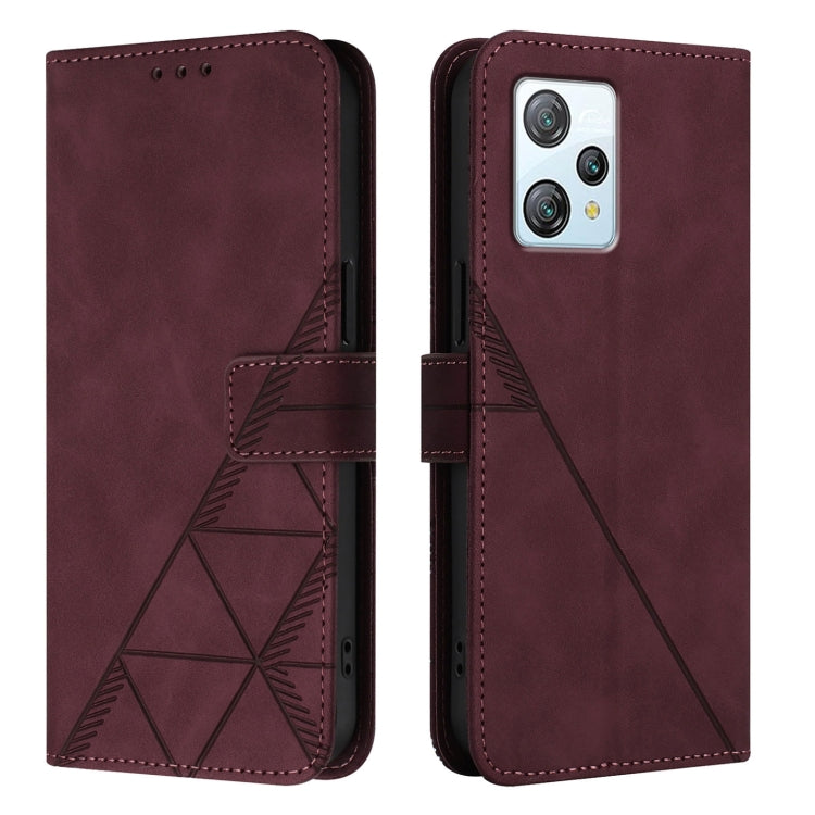 For Blackview A53 Crossbody 3D Embossed Flip Leather Phone Case