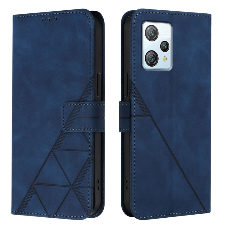 For Blackview A53 Crossbody 3D Embossed Flip Leather Phone Case