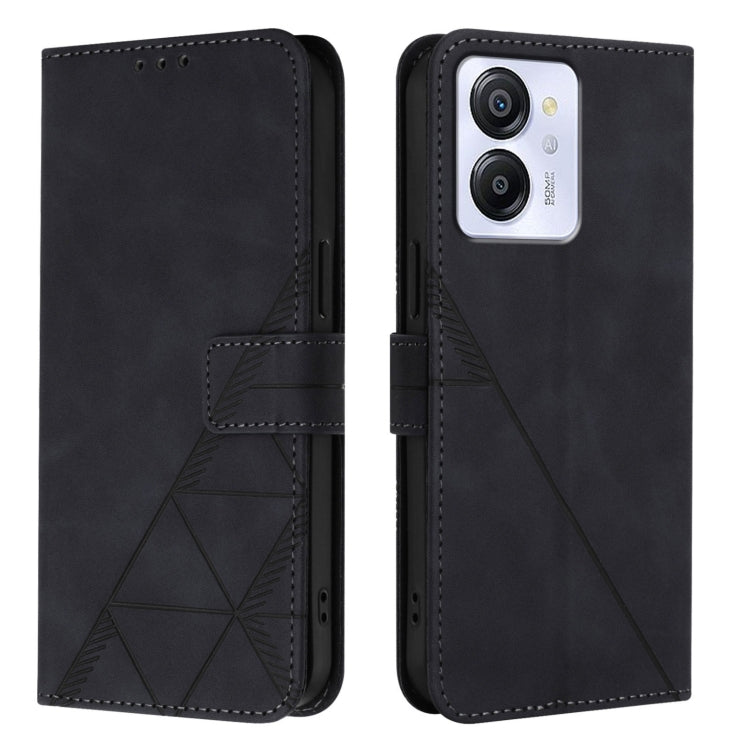 For Blackview Color 8 Crossbody 3D Embossed Flip Leather Phone Case
