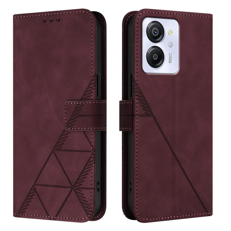 For Blackview Color 8 Crossbody 3D Embossed Flip Leather Phone Case