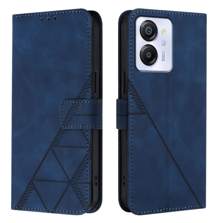 For Blackview Color 8 Crossbody 3D Embossed Flip Leather Phone Case