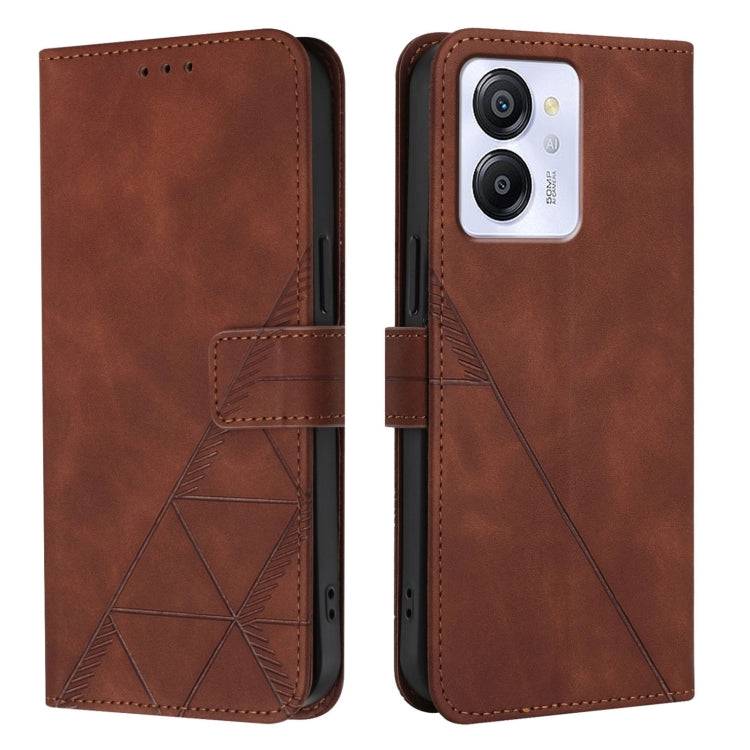 For Blackview Color 8 Crossbody 3D Embossed Flip Leather Phone Case