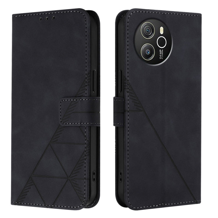 For Blackview Shark 8 Crossbody 3D Embossed Flip Leather Phone Case