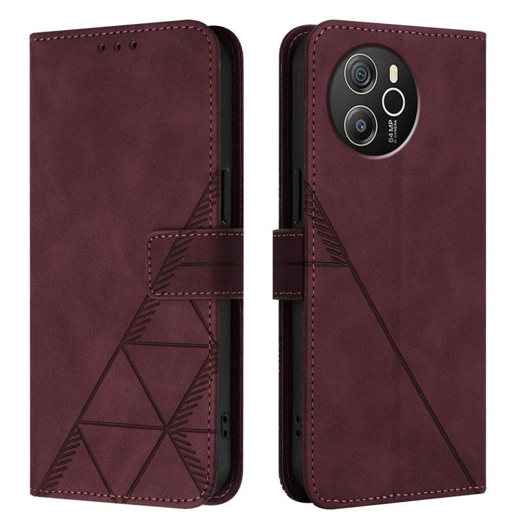 For Blackview Shark 8 Crossbody 3D Embossed Flip Leather Phone Case