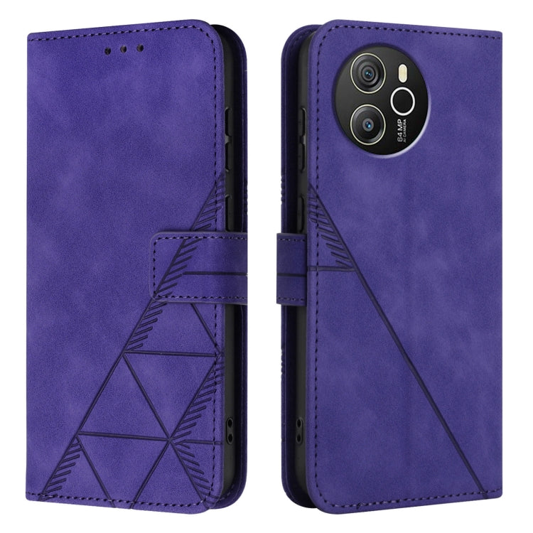 For Blackview Shark 8 Crossbody 3D Embossed Flip Leather Phone Case