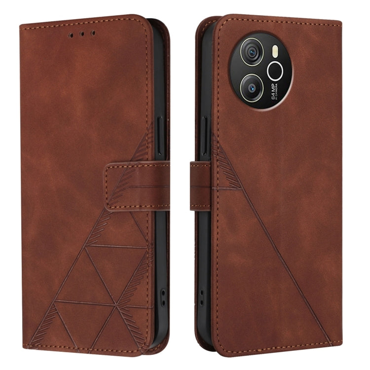 For Blackview Shark 8 Crossbody 3D Embossed Flip Leather Phone Case