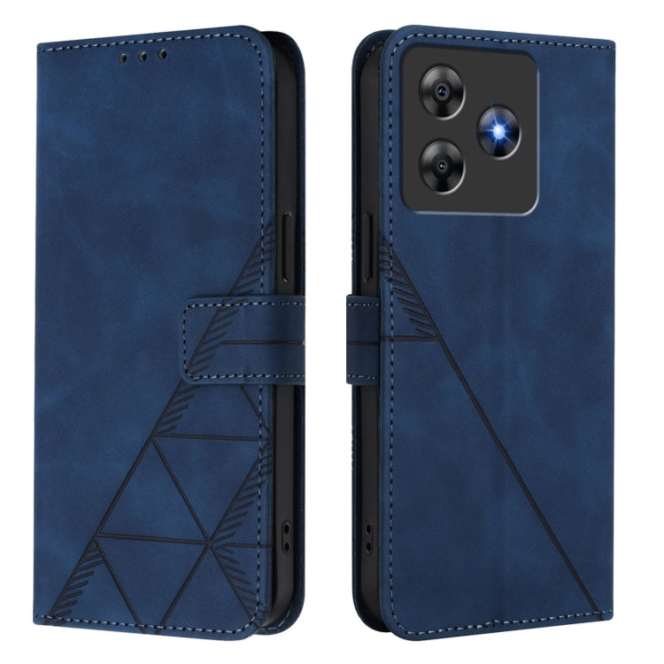 For Blackview Wave 8C Crossbody 3D Embossed Flip Leather Phone Case