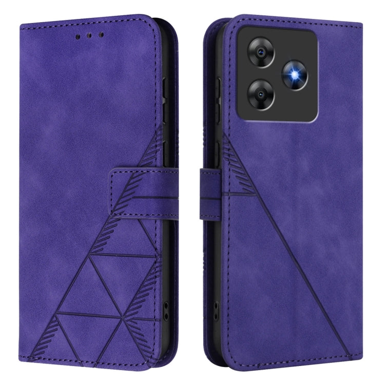 For Blackview Wave 8C Crossbody 3D Embossed Flip Leather Phone Case