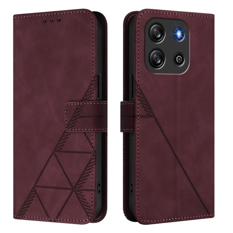 For Blackview Oscal Flat 1C Crossbody 3D Embossed Flip Leather Phone Case
