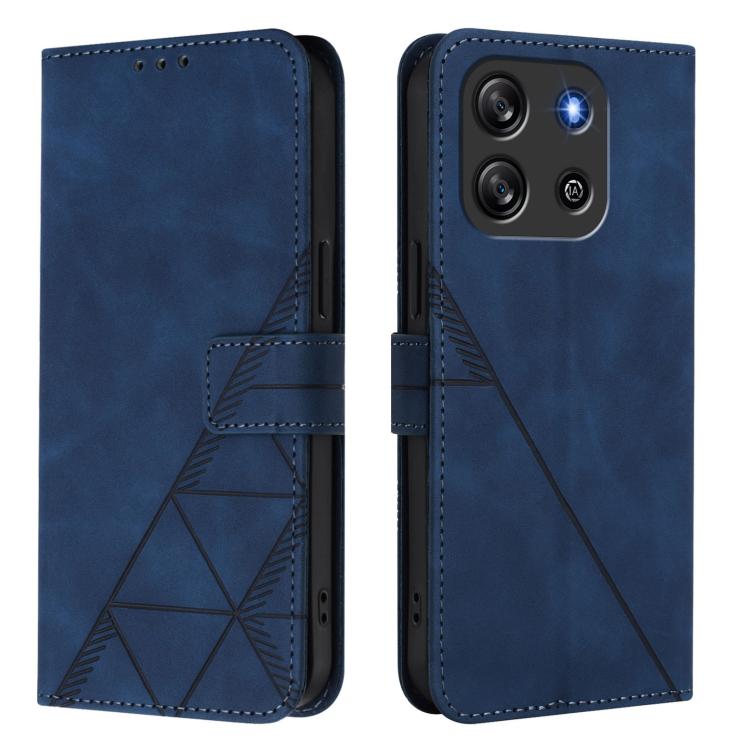 For Blackview Oscal Flat 1C Crossbody 3D Embossed Flip Leather Phone Case