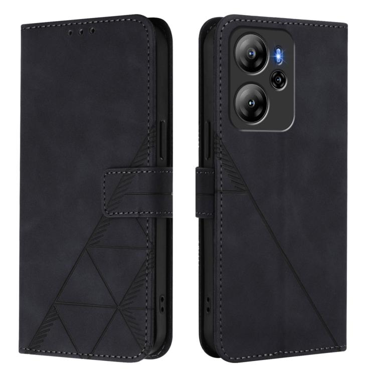 For Blackview Oscal Tiger 13 Crossbody 3D Embossed Flip Leather Phone Case