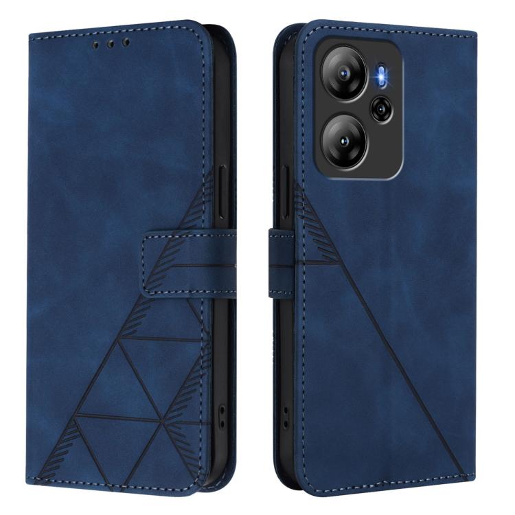 For Blackview Oscal Tiger 13 Crossbody 3D Embossed Flip Leather Phone Case