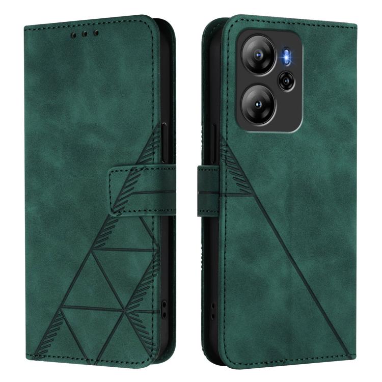 For Blackview Oscal Tiger 13 Crossbody 3D Embossed Flip Leather Phone Case
