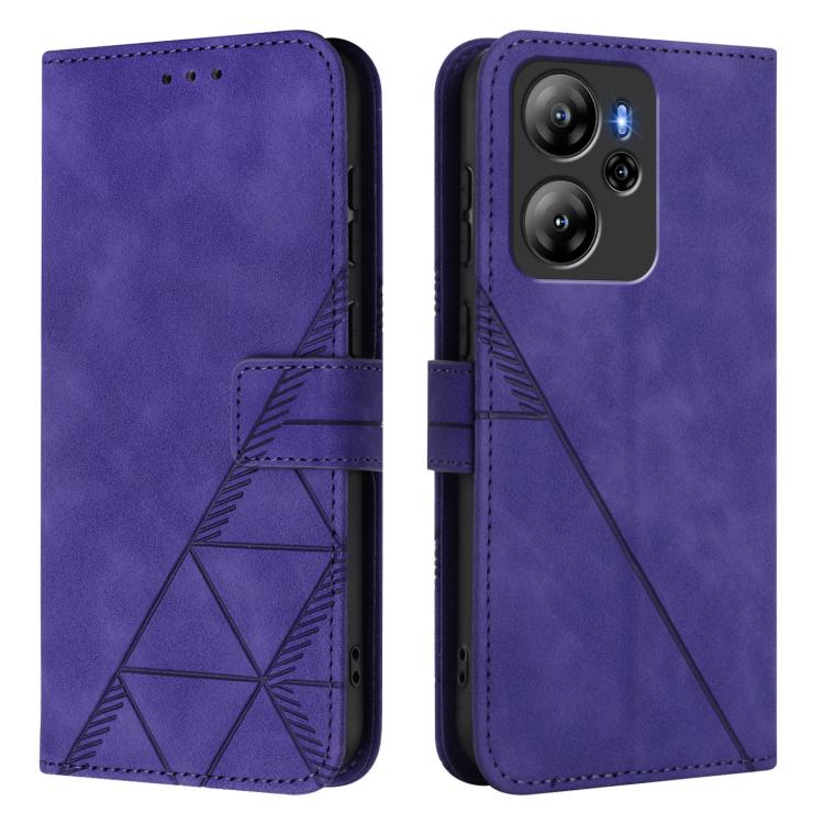 For Blackview Oscal Tiger 13 Crossbody 3D Embossed Flip Leather Phone Case