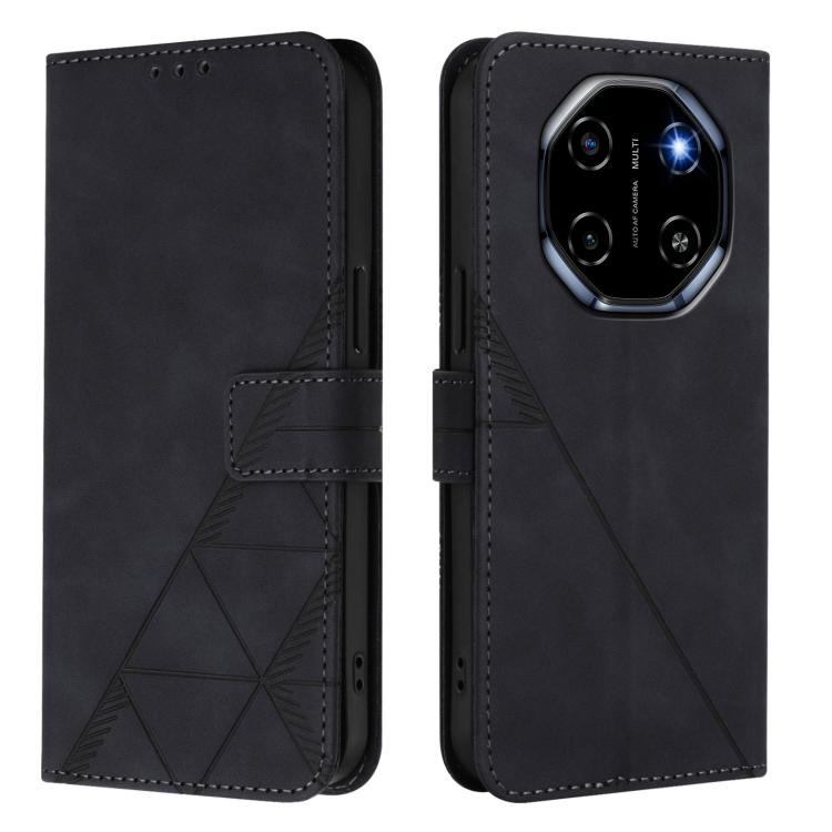 For Blackview Shark 6 Crossbody 3D Embossed Flip Leather Phone Case