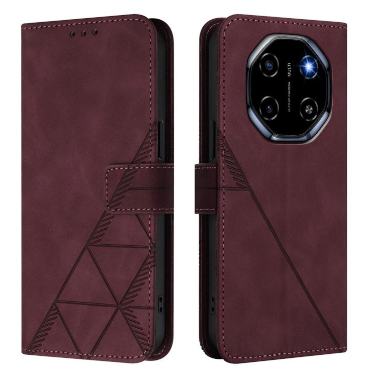 For Blackview Shark 6 Crossbody 3D Embossed Flip Leather Phone Case