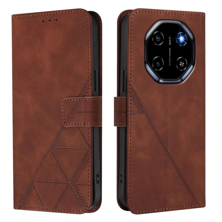 For Blackview Shark 6 Crossbody 3D Embossed Flip Leather Phone Case