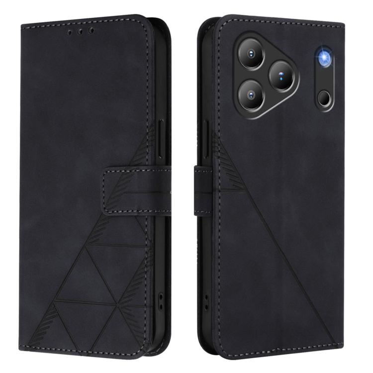 For Blackview Wave 7C Crossbody 3D Embossed Flip Leather Phone Case