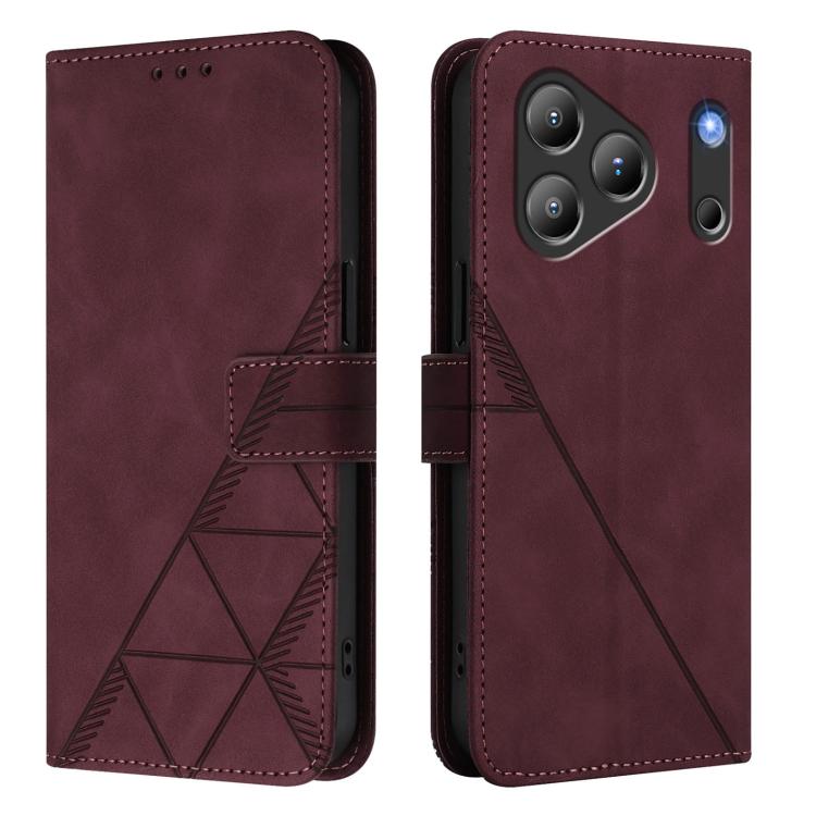 For Blackview Wave 7C Crossbody 3D Embossed Flip Leather Phone Case