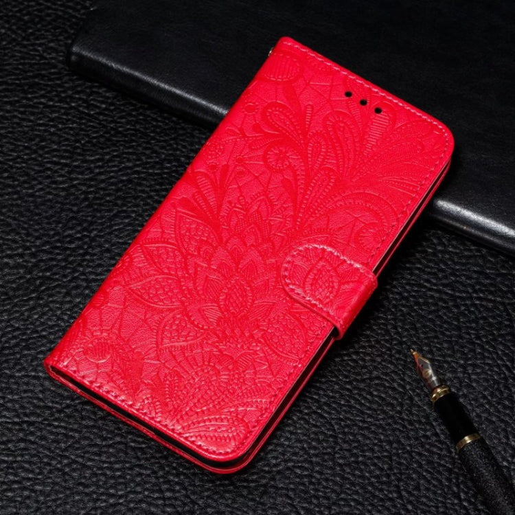 For OnePlus 12 Lace Flower Embossing Flip Leather Phone Case