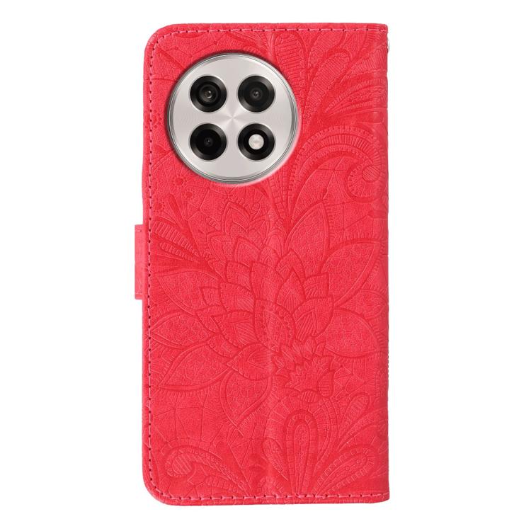 For OnePlus Ace 5 Pro / Ace 5 Lace Flower Embossing Flip Leather Phone Case