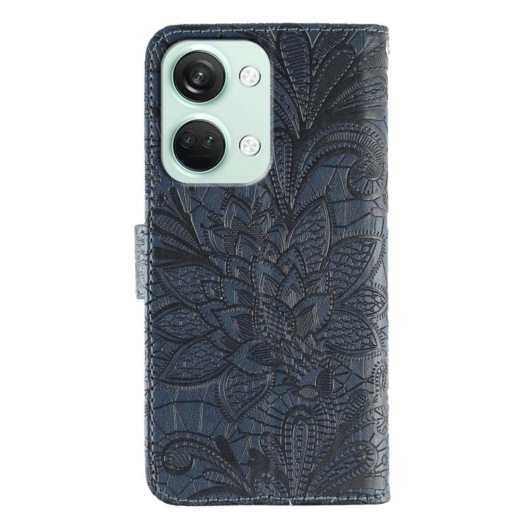 For OnePlus Nord 3 5G / Ace 2V Lace Flower Embossing Flip Leather Phone Case