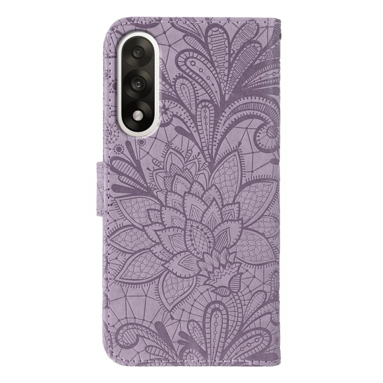 For OnePlus Nord 5 Lace Flower Embossing Flip Leather Phone Case