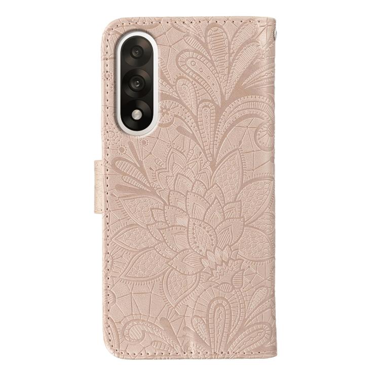 For OnePlus Nord 5 Lace Flower Embossing Flip Leather Phone Case