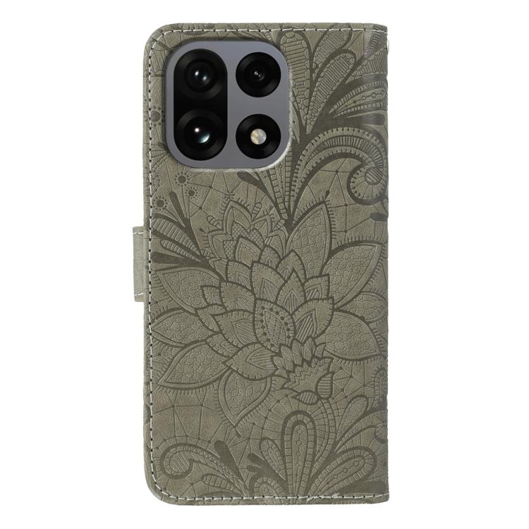 For OnePlus 15 Lace Flower Embossing Flip Leather Phone Case
