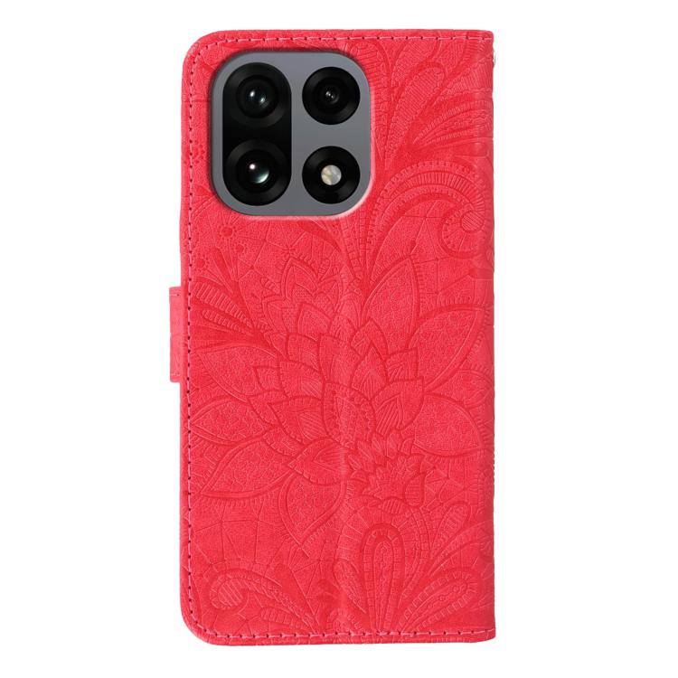 For OnePlus 15 Lace Flower Embossing Flip Leather Phone Case
