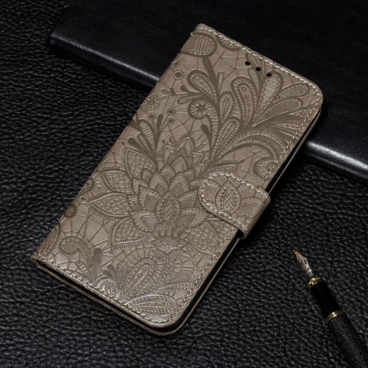 For OnePlus Ace 6 Lace Flower Embossing Flip Leather Phone Case
