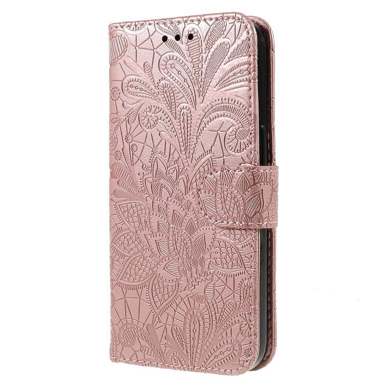 For OnePlus Ace 6 Lace Flower Embossing Flip Leather Phone Case