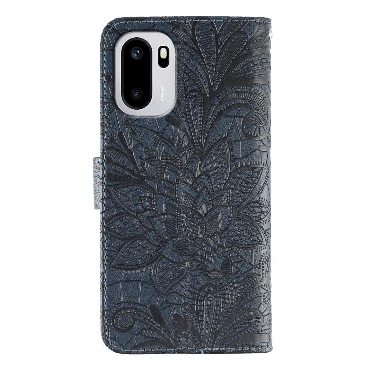 For OnePlus Ace 6 Lace Flower Embossing Flip Leather Phone Case